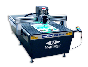 보급형 라우터 ‘멀티캡1000시리즈’. 마카스아이의 라우터는 실사이미지 커팅 시스템 ‘멀티비전’ 등 다양한 옵션을 최대 강점으로 한다.  